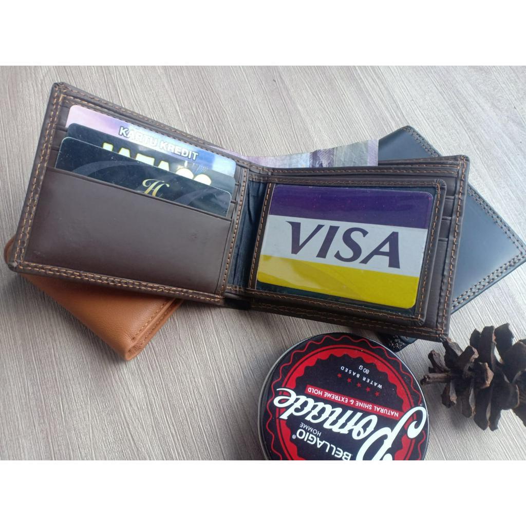 Dompet Pria Kulit Asli | Dompet slim Kulit Harga Ekonomis / Dompet Pria Kulit  Asli  Model Lipat | Dompet Resleting