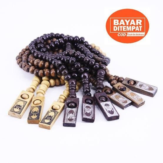 TASBIH KAYU 33 BUTIR SOUVENIR HAJI UMROH