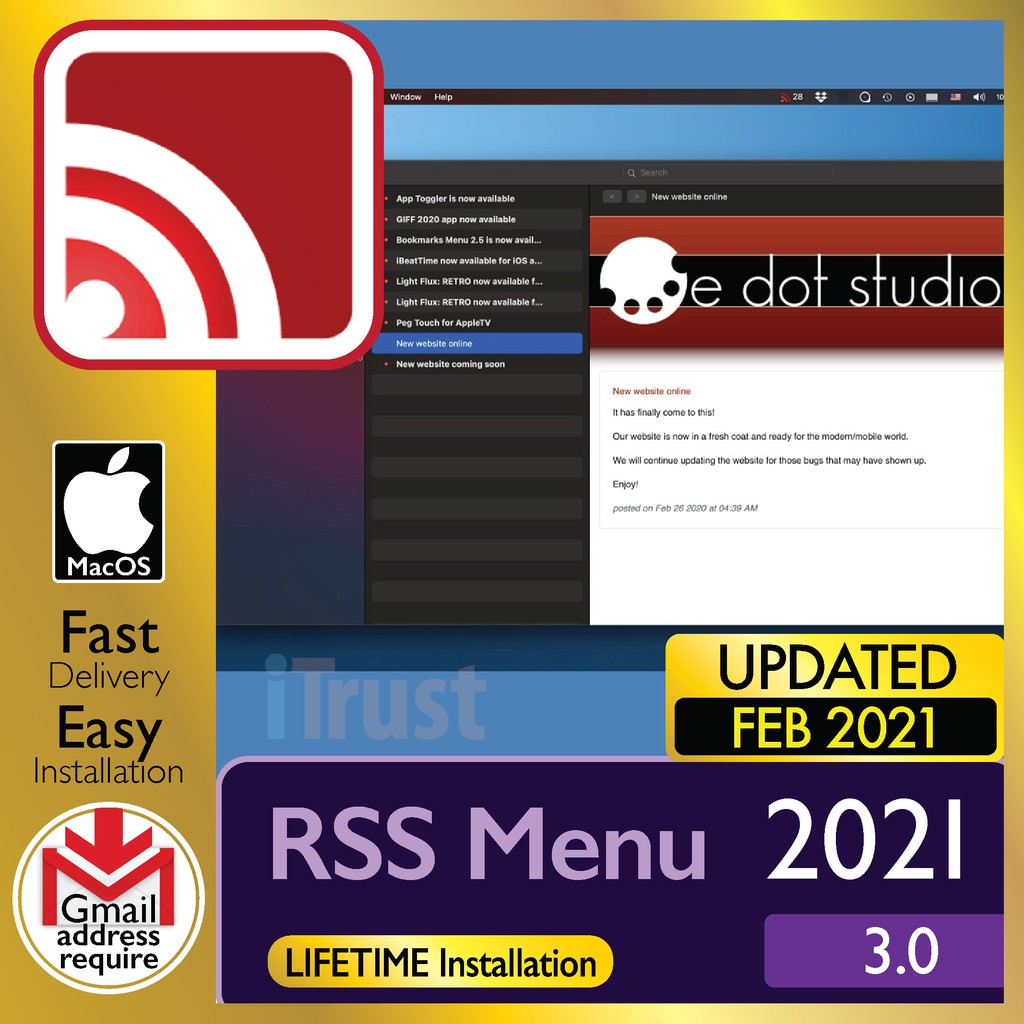 

RSS Mn 3.0 - Esly Rd & Orgnz Yr Fvrt RSS [mcOSX Ctln/BgSr (Intl & M1)Spprt] - Dgtl Dwnld