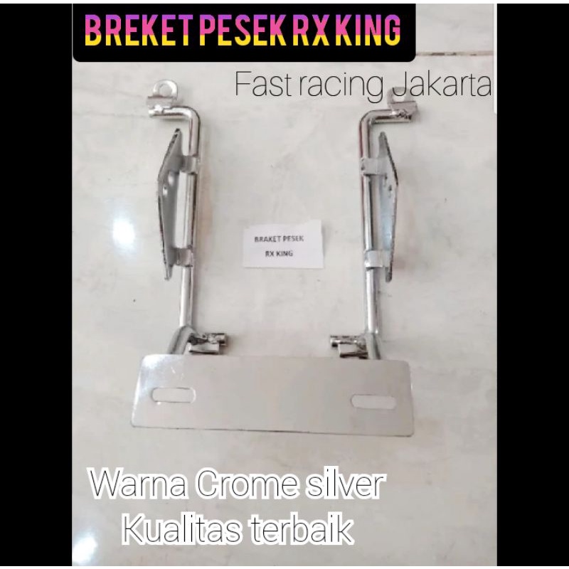 Breket lampu pesek jute krom pnp tiger megapro gl rx king byison RX king