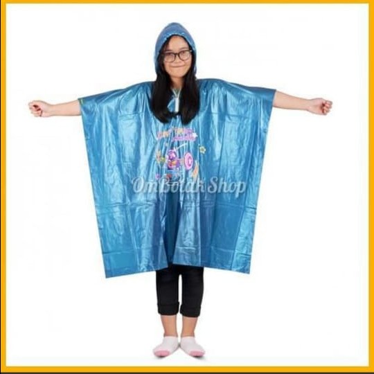 Jas Hujan Ponco Remaja Tiger Head 68233 Raincoat Poncho Remaja Unisex