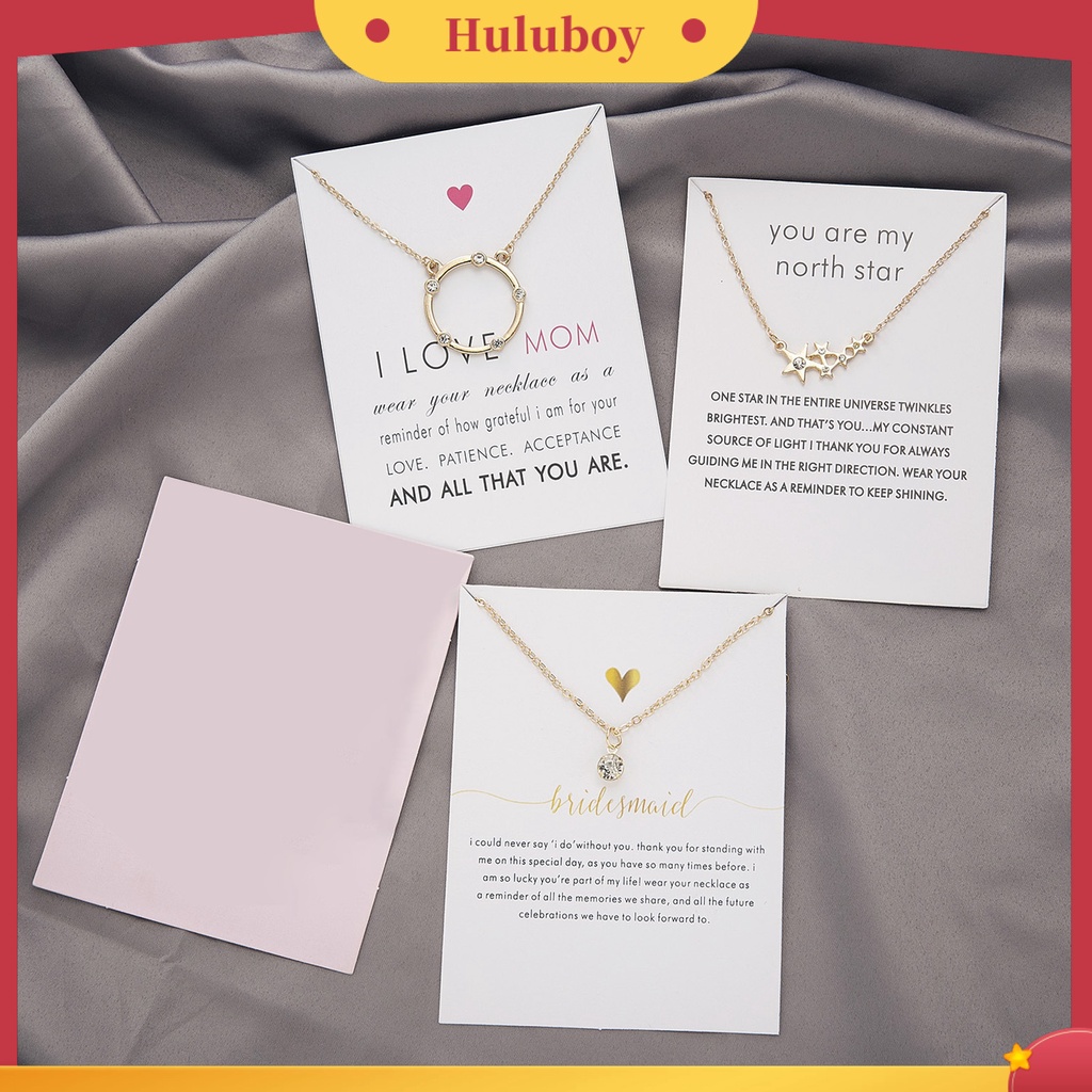 Hu Hu Hu Hu Hu Alat Bantu Pasang Kacamata♡ Kalung Dengan Liontin Bentuk Bintang Aksen Berlian Imitasi Untuk Wanita