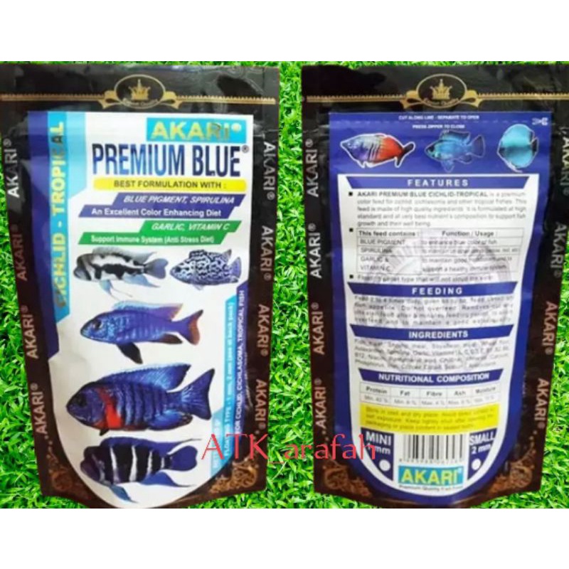 Pelet AKARI PREMIUM BLUE REPACK 10gr 25gr Original