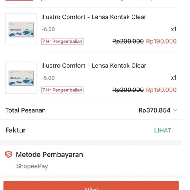 PRELOVED SOFLENS ASLI OPTIK MELAWAI ILLUSTRO COMFORT LENSA BENING BULANAN MINUS FRESKON HOLYCAT ACUV