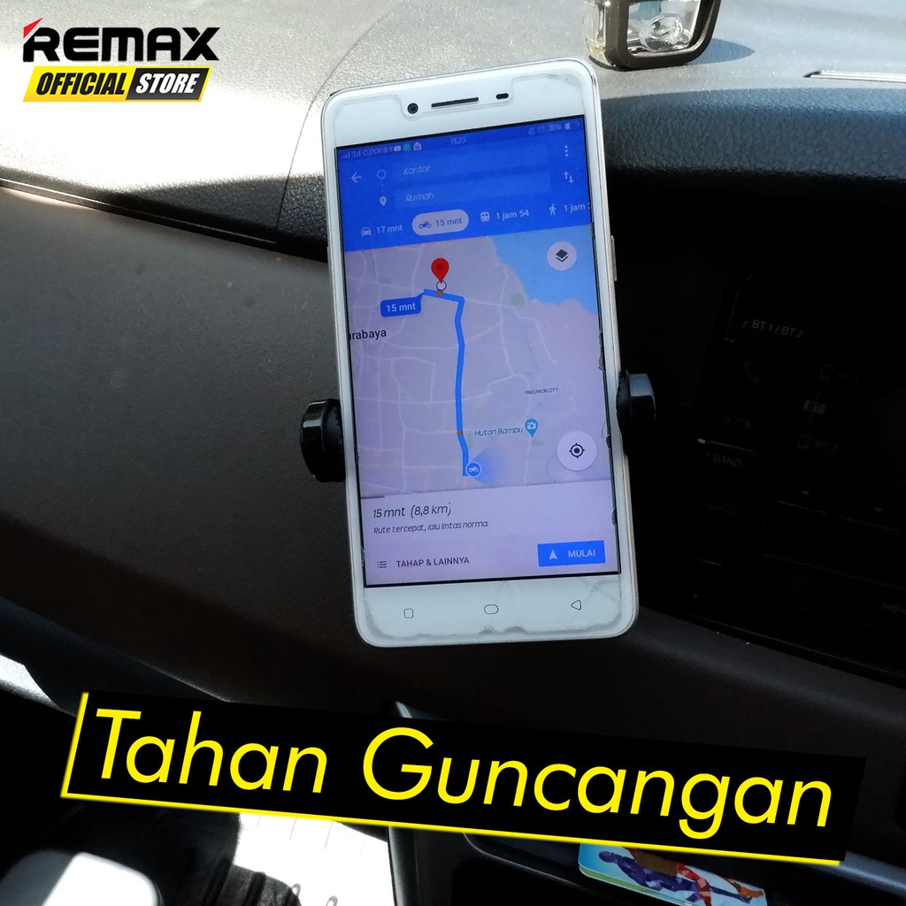 Remax Gravity Holder RM-C32 Automatic Lock Garansi Resmi Holder HP Mobil / Phone Holder / Car Holder