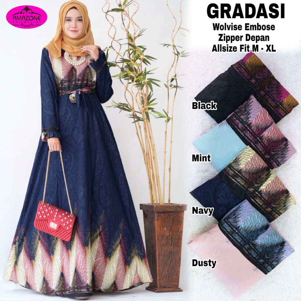 Dress Muslim Gamis GRADASI