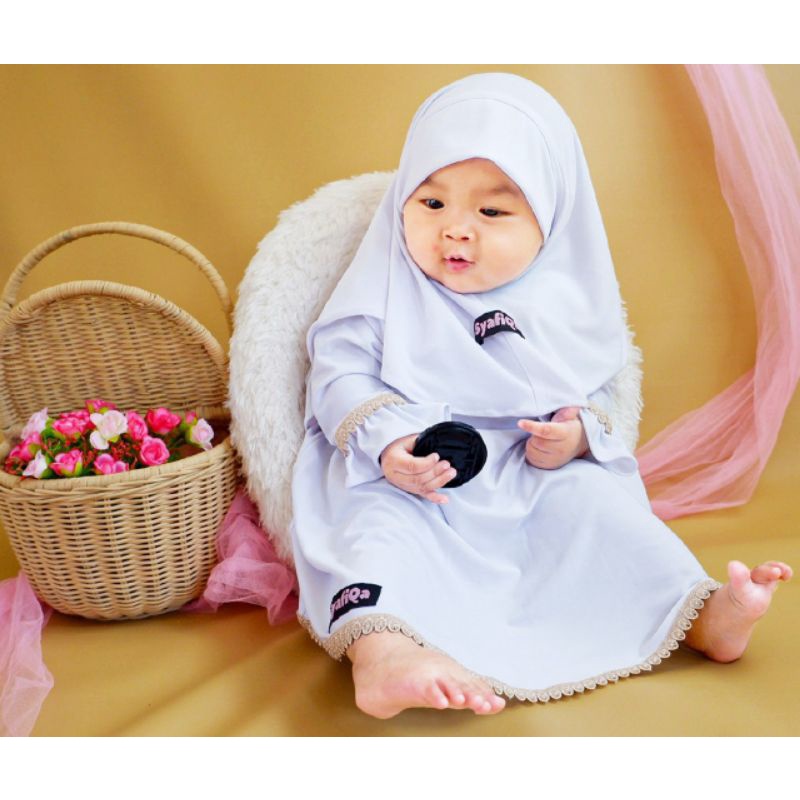 Afsheenastore Gamis Anak Zaina Set By Syafiqa Hijab