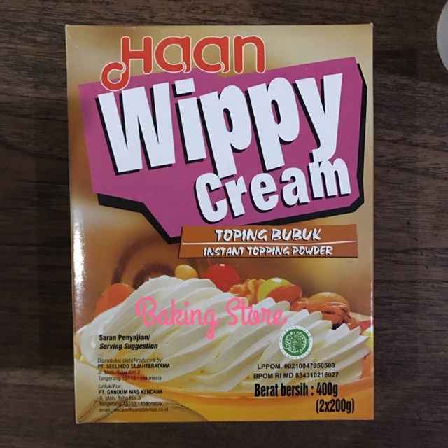 

Haan Wippy Cream 12x400gr - Gosend Only!!!