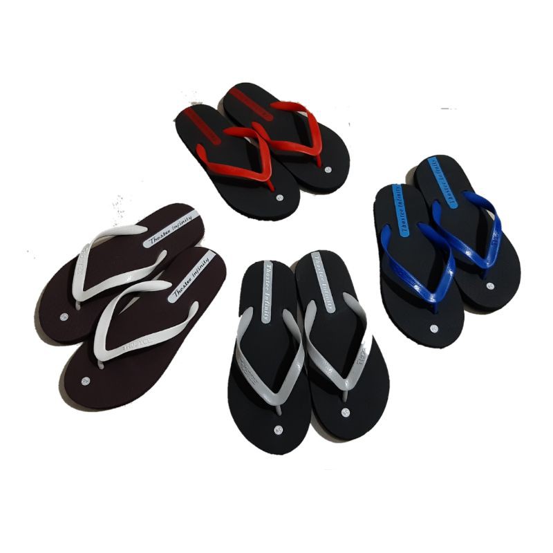 SATUAN Sandal Jepit Pria Wanita Casual Serbaguna MOTIF