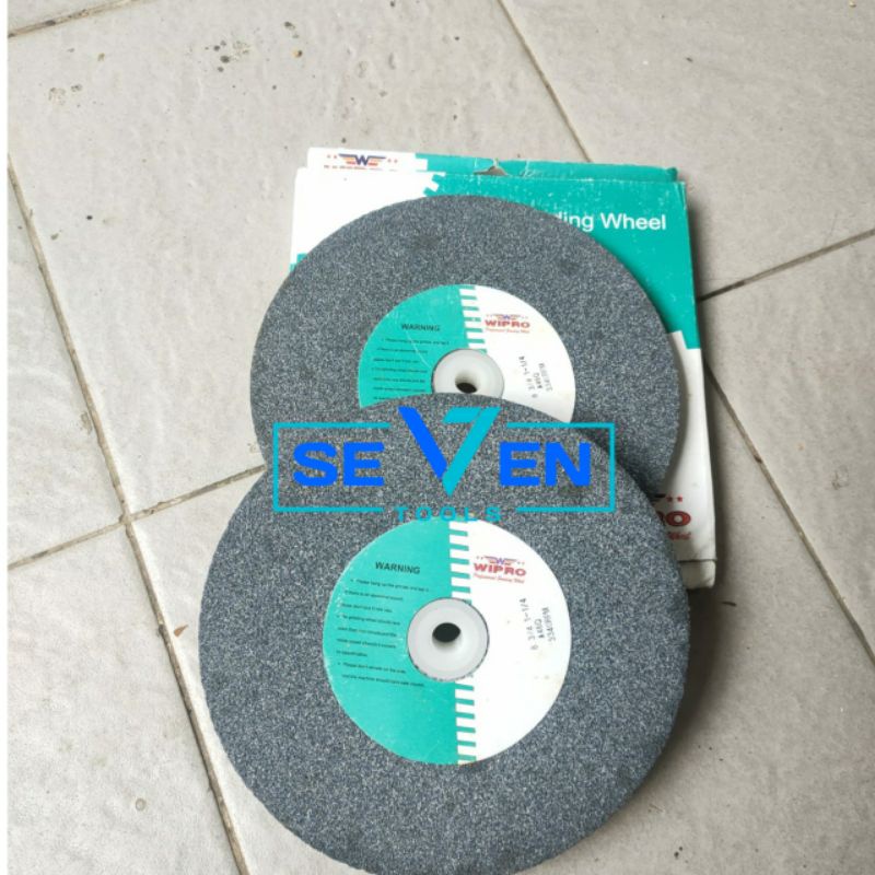 Batu Gerinda Asah 8 inch X 3/4 X 1/4 mata gerinda duduk WIPRO batu asah
