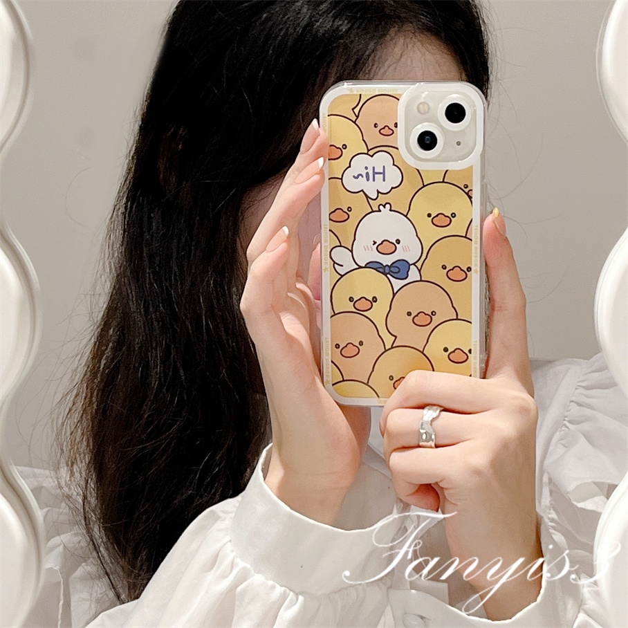 Samsung A14 A34 A54 M14 A04 A04s M23 A03 A13 A23 A33 A53 A73 A03s A02 A12 A22 A52 A72 A32 A51 A71 A50 A50s A30s A30 A20 A21s A31 A11 M53 M33 Soft Case TPU Motif Kartun Bebek Untuk