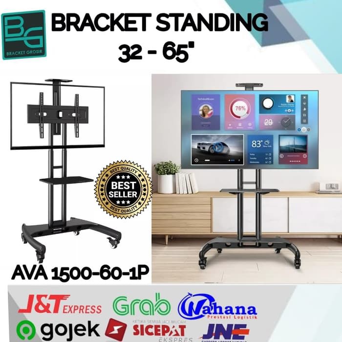 Stand Bracket/Stand Braket/Stand Breket 1 tiang 32&quot; s/d 63&quot;