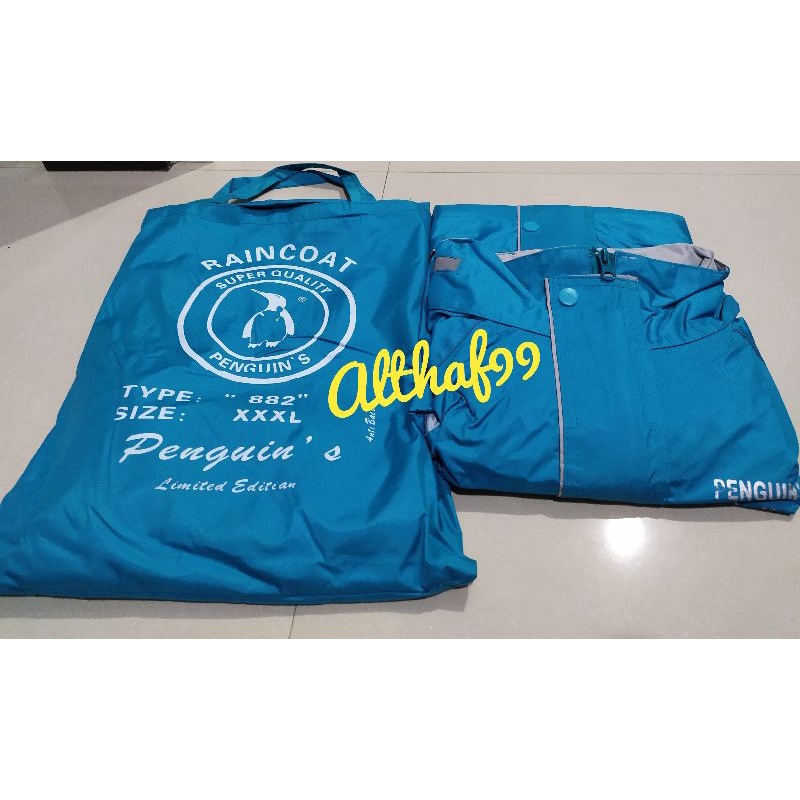 Jas hujan / Raincoat Merk Penguin's Tipe 882 Size XL, XXL, XXXL