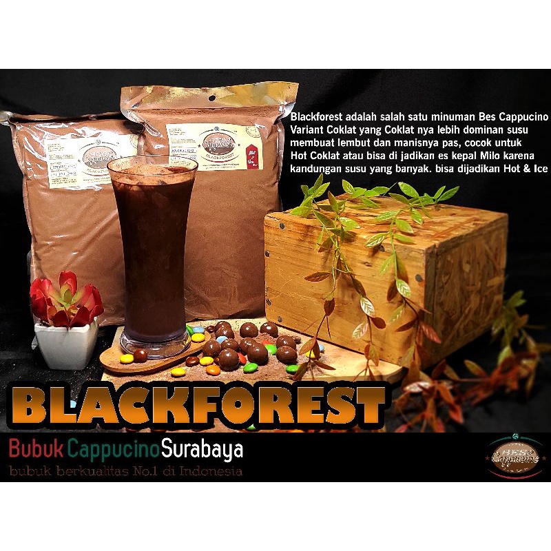 

Bubuk Minuman Rasa Blackforest (Bes Cappucino)
