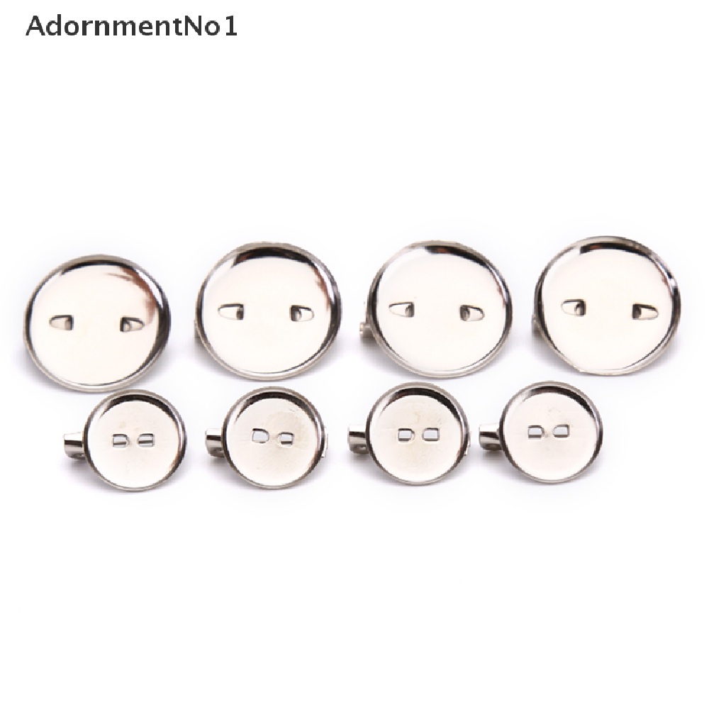 (AdornmentNo1) 50pcs / Set Pin / Bros Kosong DIY Untuk Membuat Perhiasan