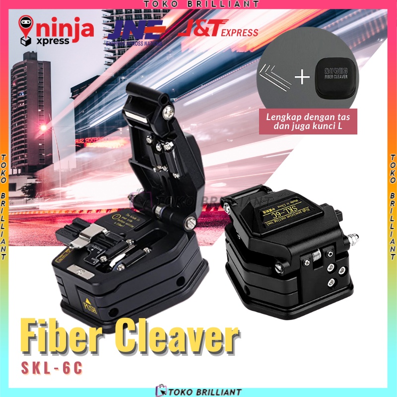 Fiber cleaver SKL-6C cable cutting knife FTTT fiber optic knife [Bisa Bayar Ditempat / COD]