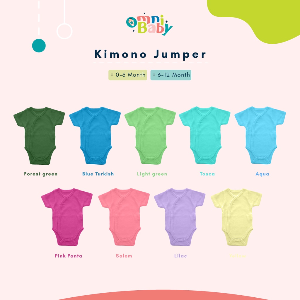 OMNIBABY Jumper Kimono Bayi / Kimono Baby Bodysuit SNI