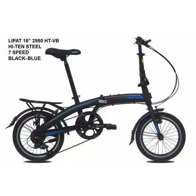 Sepeda lipat 16 PACIFIC 2980 HT VB 7 SPEED