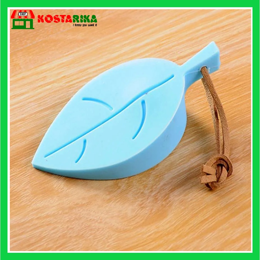 Penahan Pintu Ganjelan Pintu Pengganjal Silikon Bentuk Daun Door Stopper Silicone