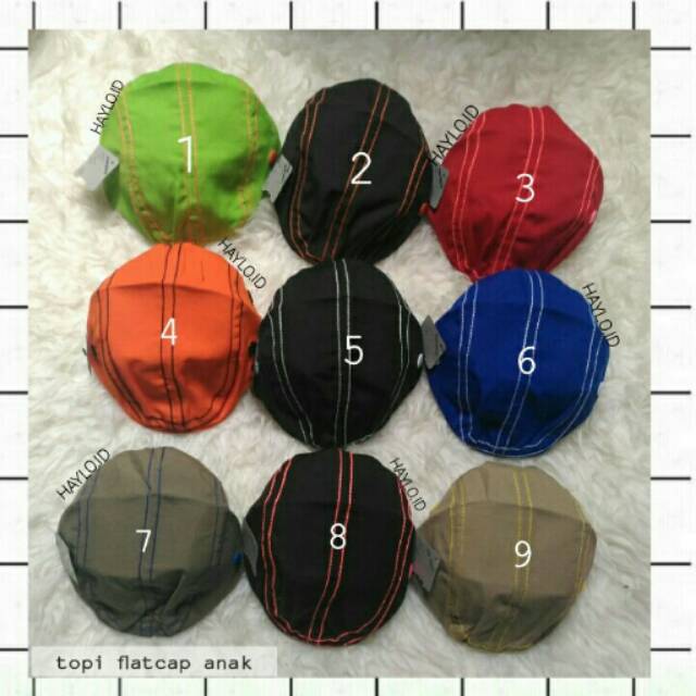 Topi Kodok Anak / Topi Flatcap Anak / Topi Copet