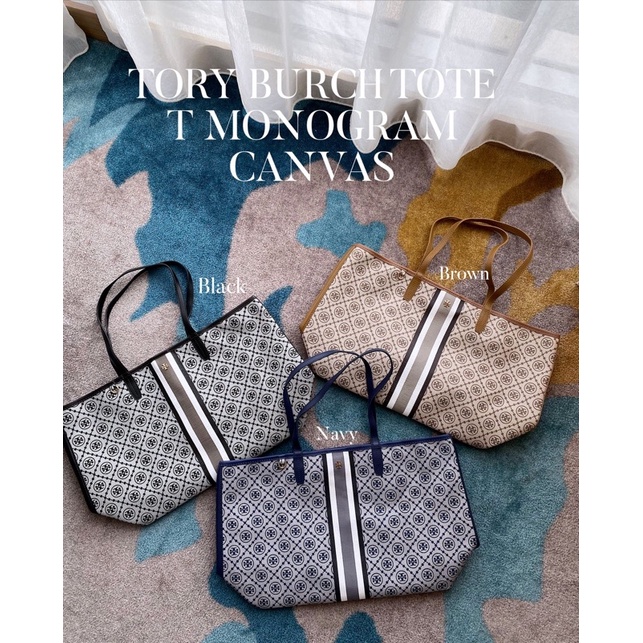 TORY BURCH T MONOGRAM TOTE