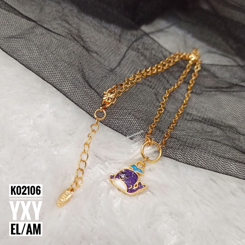 Kalung Anak Yaxiya Whale Gold K02106
