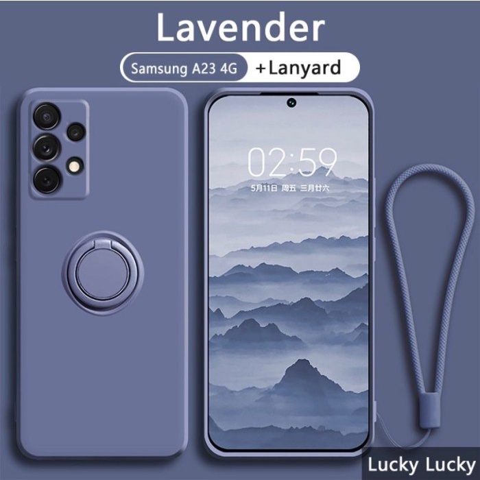 Produk Terbaru Case Samsung A13 A23 A33 A53 Candy Ring Tali Silikon Soft Case Hp