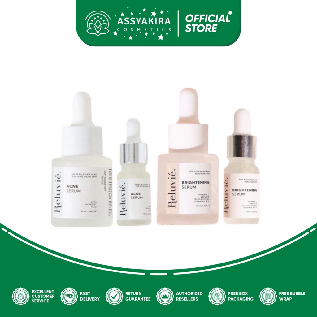 Reluvie Serum Acne | Reluvie Brightening Serum 10ml | 20ml