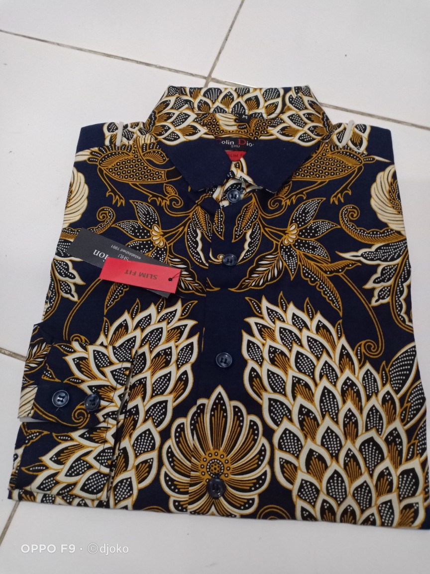 Kemeja Batik Pria Slim Fit Colindion Cbl1108