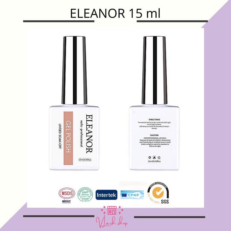 ELEANOR NAIL GEL HALAL 15ml - KUTEK GEL ELEANOR