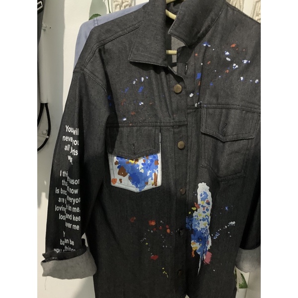 preloved jaket haechan denim