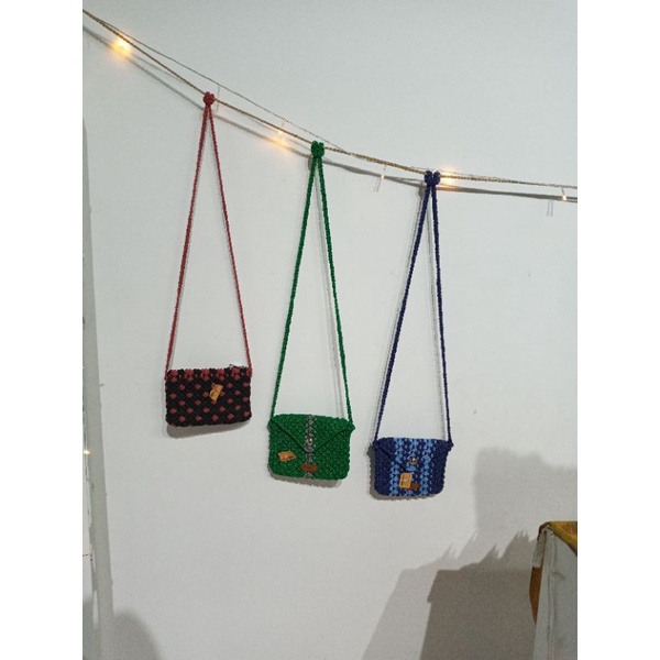 tas selempang mini tali kur