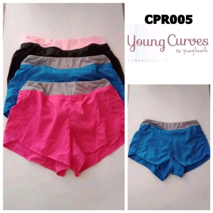 CELANA PENDEK DAN LEGGINGS OLAH RAGA YOUNG HEARTS DAN FELANCY 005 SPORT SHORTS ANAK REMAJA DAN DEWAS