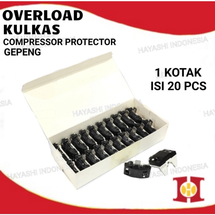 Overload Kulkas Gepeng Protector Pengaman Kompresor SHARP LG Toshiba