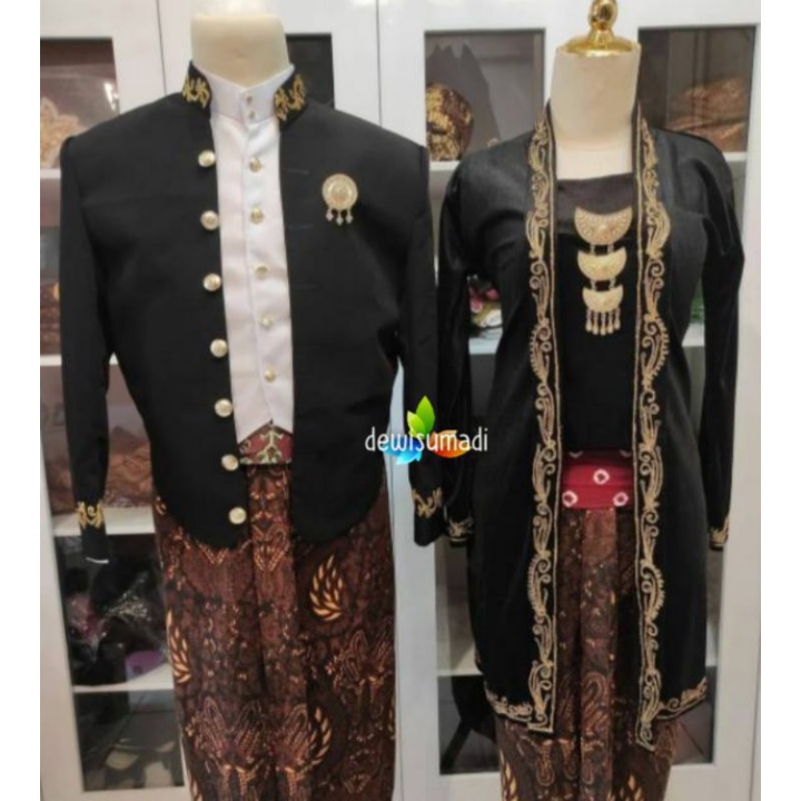 Set Pakaian Couple/Prewedd untuk adat jawa