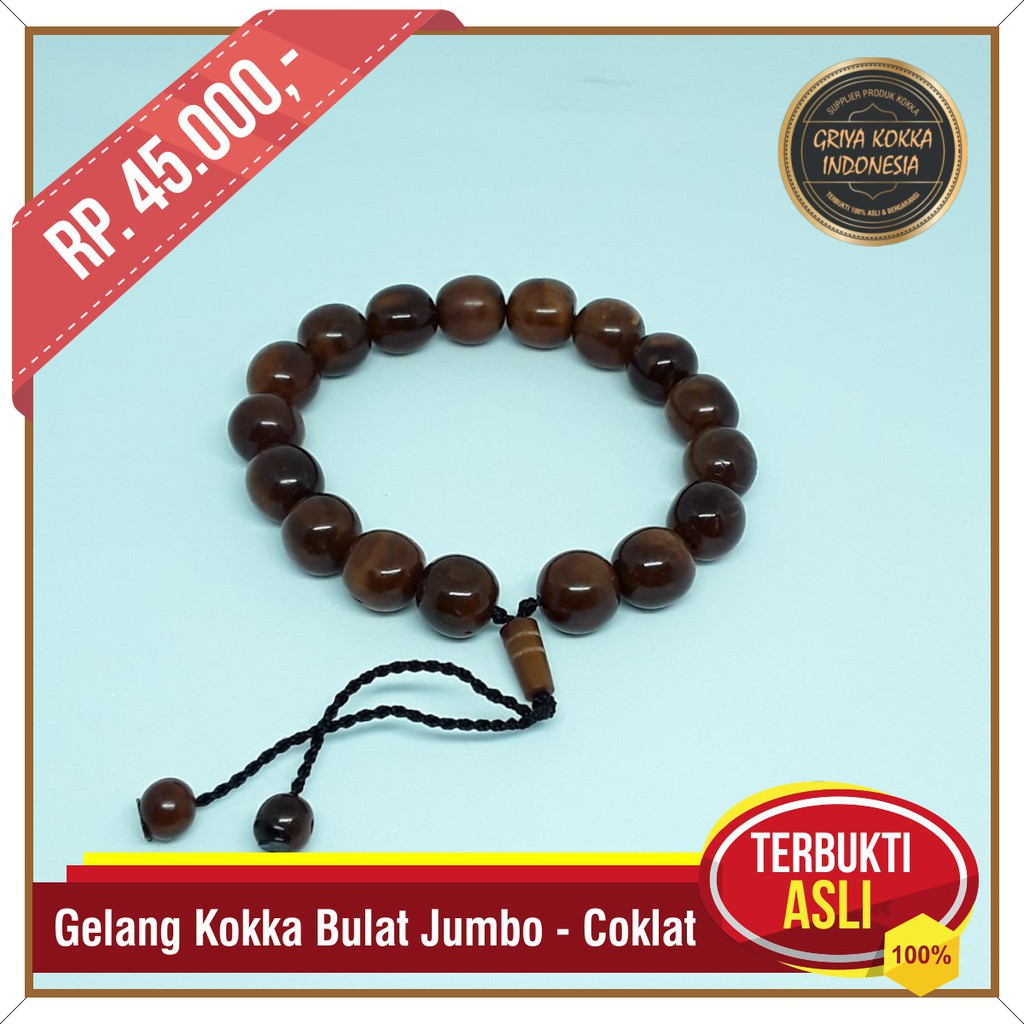  Gelang  Kokka  Bulat Jumbo  Gelang  Kesehatan Gelang  Kayu 