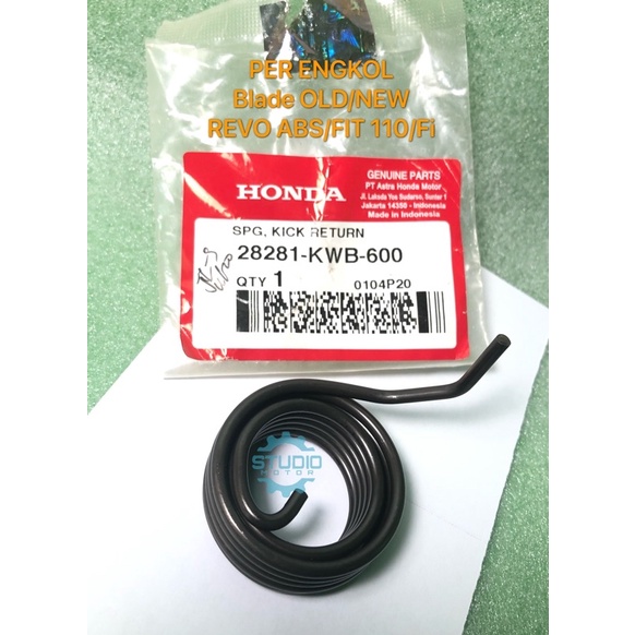 Per Selah / Engkol Spring kick Return REVO ABS 110 Blade New 28281 KWB 600