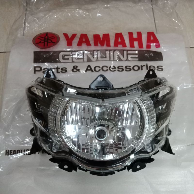 REFLEKTOR HEADLIGHT LAMPU DEPAN 1KP MIO SOUL GT 115 ORIGINAL ORI ASLI YAMAHA YGP 1KP-H430A-00