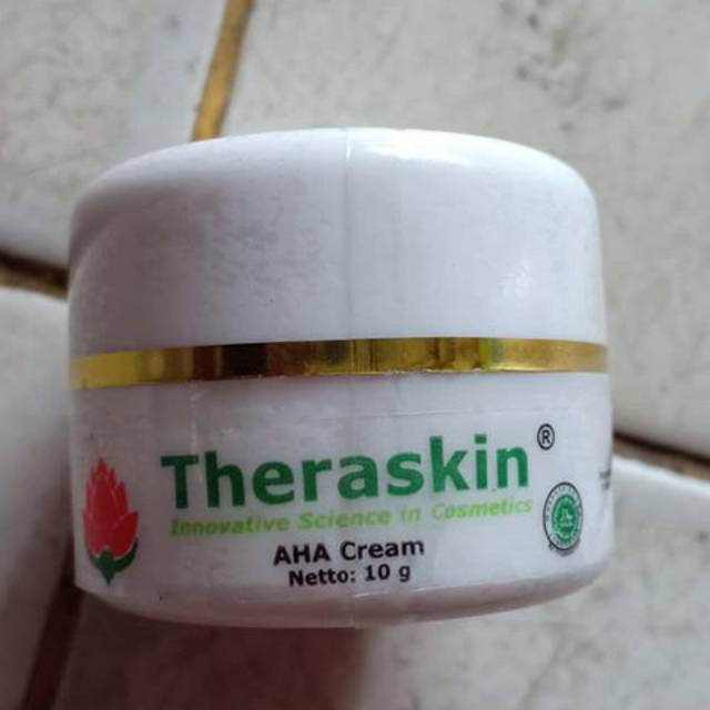 AHA cream theraskin cream flek theraskin cream malam flek