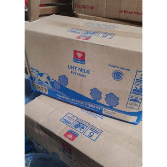 Susu Diamond UHT 1ltr X 12pack.