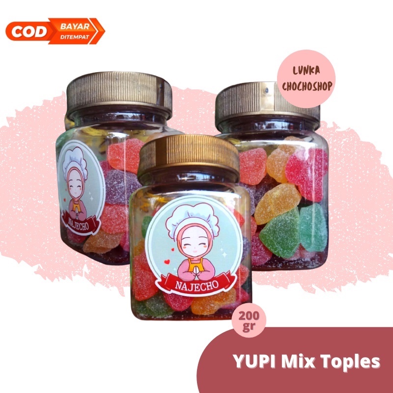 

YUPI Toples Kecil Mix Homemade - Kemasan 200gr