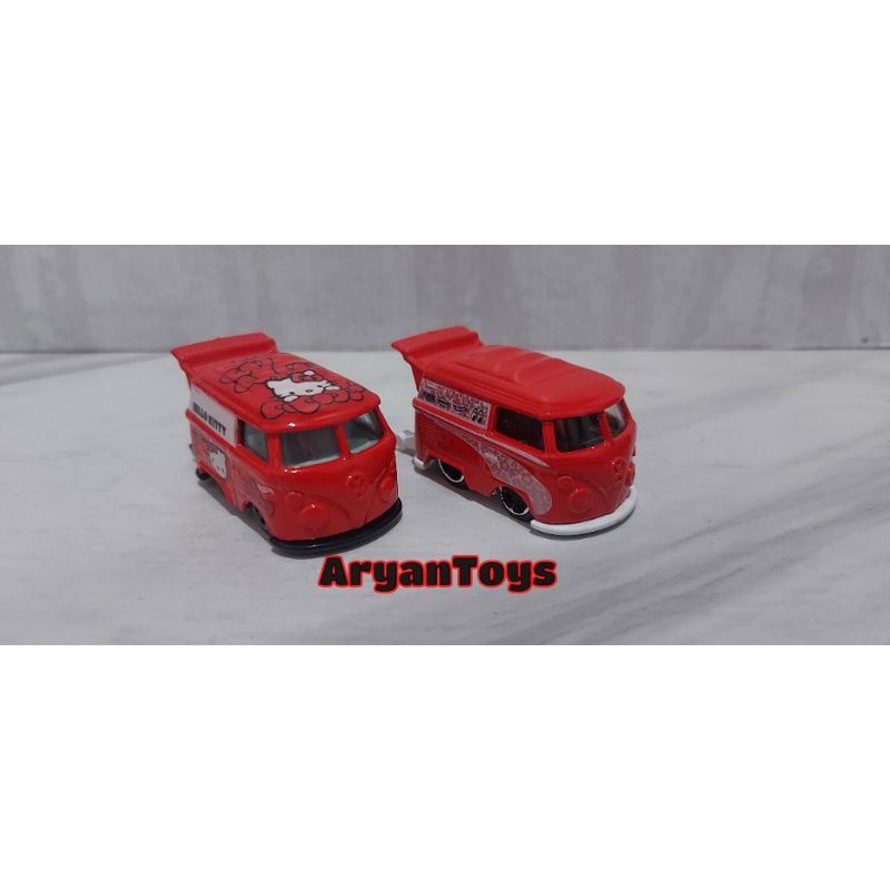 Hotwheels Kool Kombi custom Red Edition sepasang