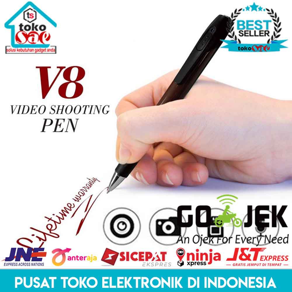 SPY CAMERA PEN V8 FULL HD 1080P KAMERA TERSEMBUNYI BERBENTUK PULPEN