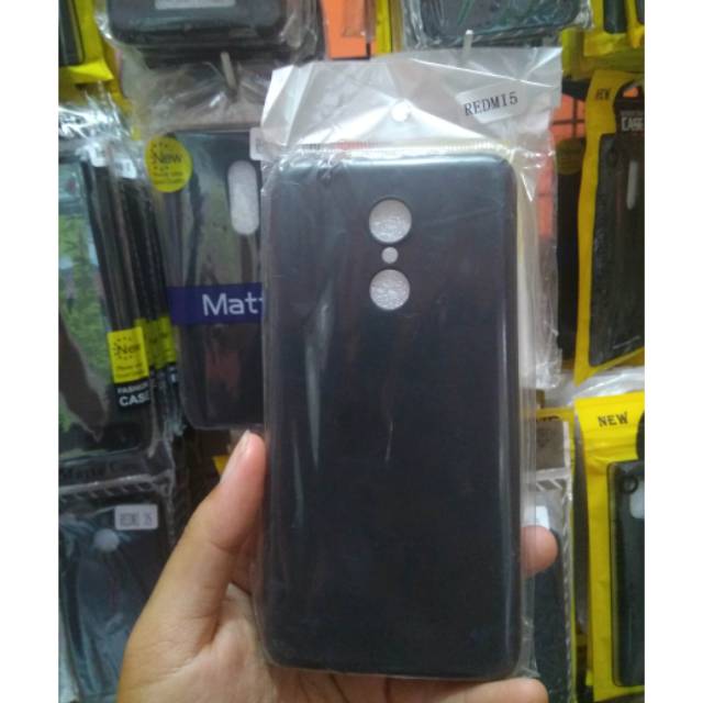 CASE XIAOMI REDMI 5 MATTE SOFT CASE BLACKMATTE