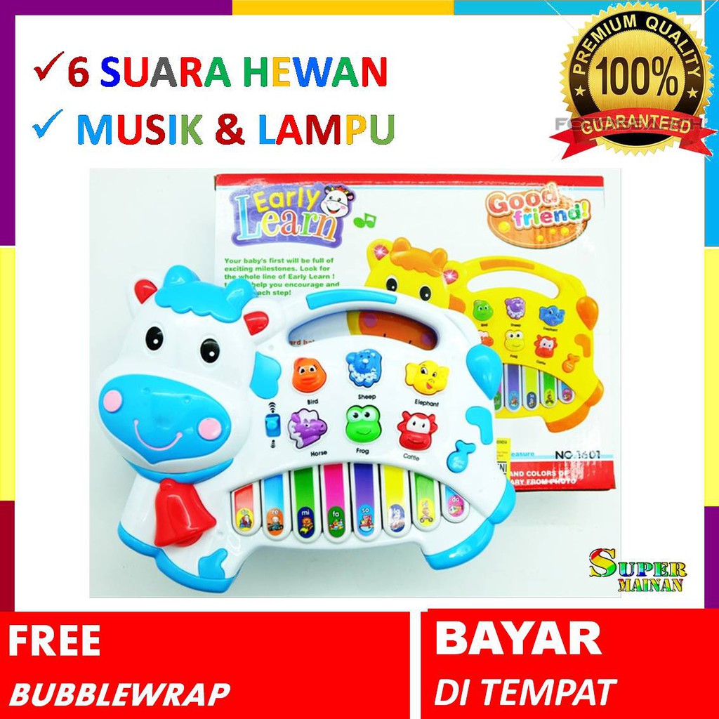 COD Mainan  edukasi anak  1 2 3 tahun piano musik bayi 