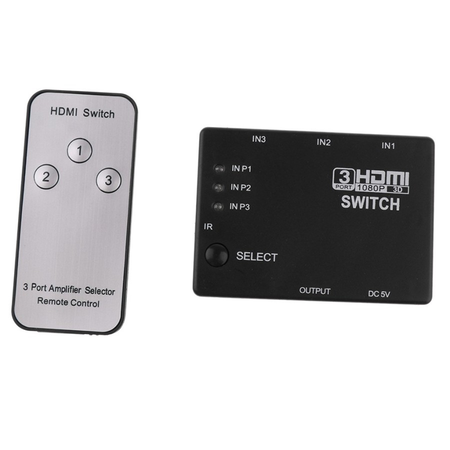 HDMI Switcher 3Port With Remote