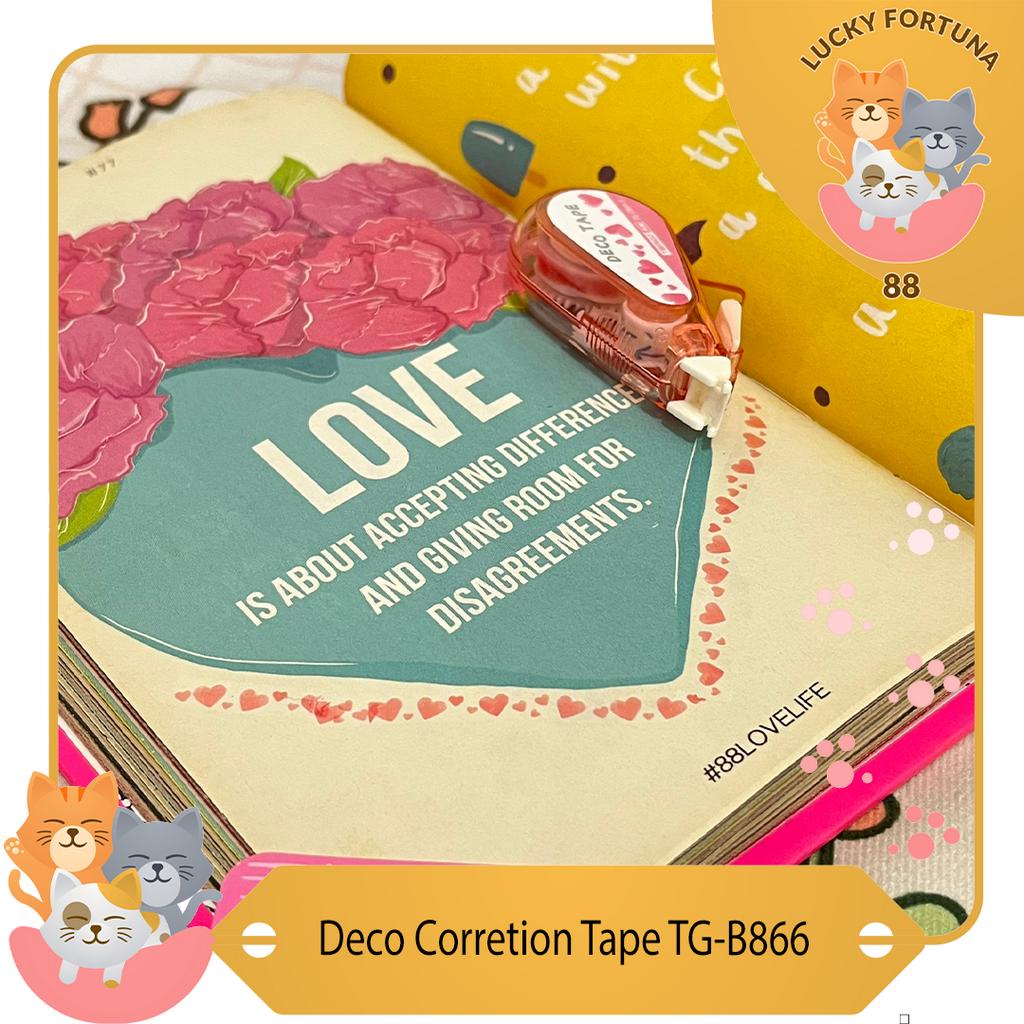 

[LuckyFortuna88] Deco Correction Tape Deco tape koreksi Tape koreksi dengan desain dekoratif Deco correction tape lucu Tape koreksi bergaya deco Deco correction tape multifungsi Deco correction tape dengan motif menarik