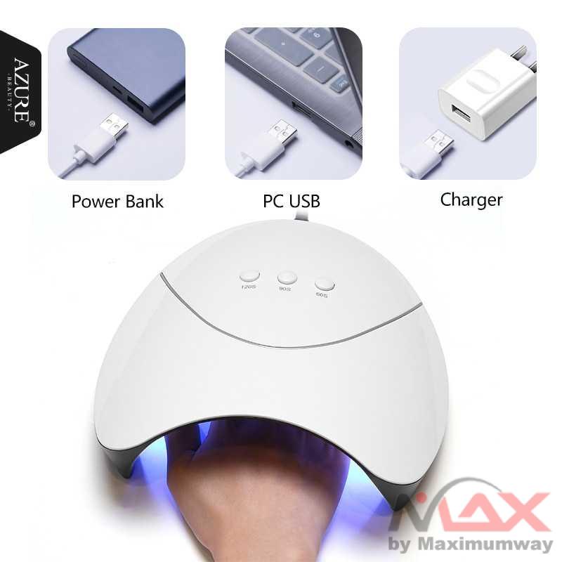 Alat Pengering Kutek Kuku Portable UV LED nail dryer 36w Biutte.co Pengering Kutek Kuku Smart UV LED Nail Dryer 36W - Z3 Warna Putih Alat Pengering Kutek Kuku Gel Nail Art LED Mini Smart Portable Design Perawatan Kuku lucu Sun