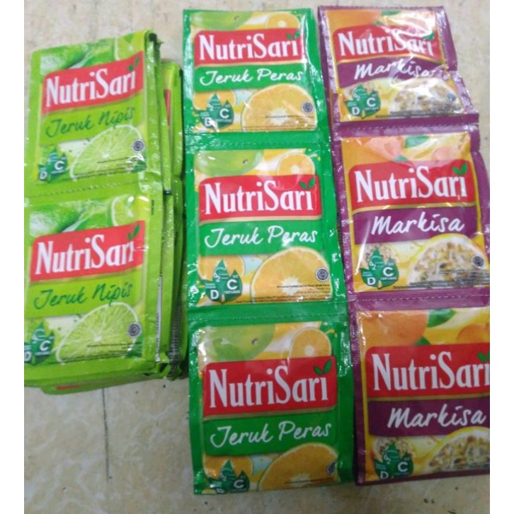 

Nutrisari Sachet 1 rengceng (isi 10 pcs)