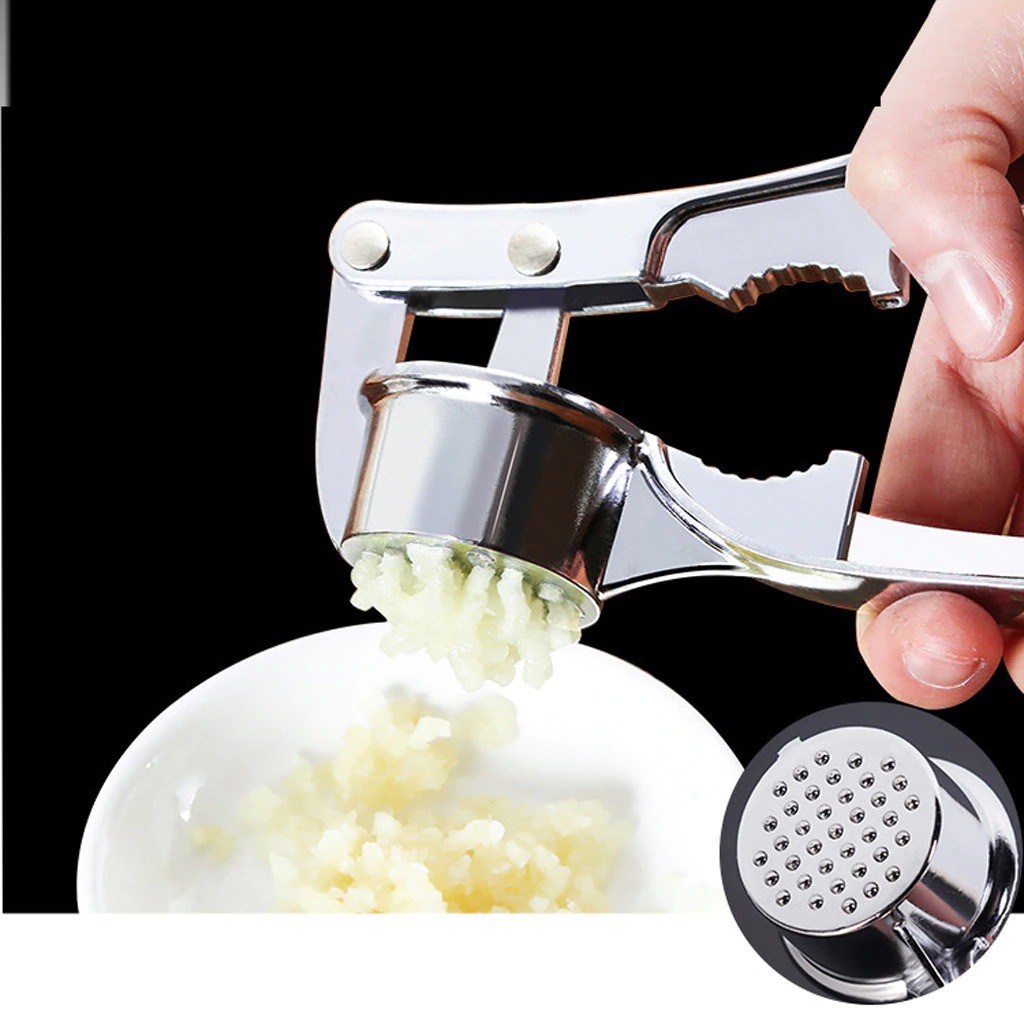 Alat Dapur Pengiris / Penghancur Bawang Putih - Garlic Press Stainless